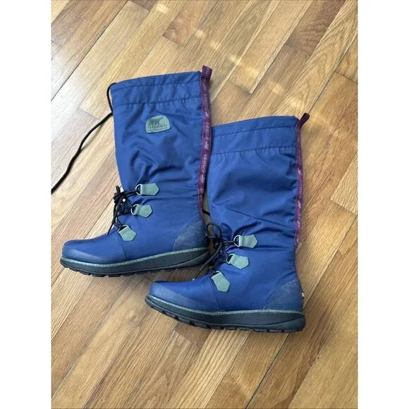 Sorel Damen NL 1708-405 Waterproof Boots Women's Knee High Rainboots Size 6.5 - Picture 7 of 10